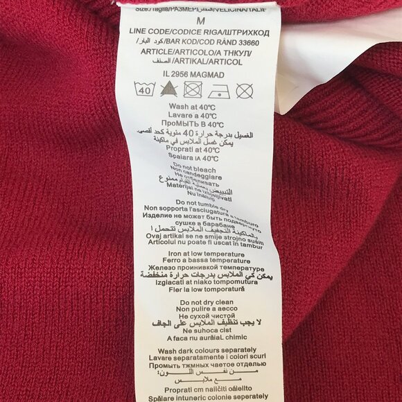 PIAZZA ITALIA Women's Cranberry Sweater - Picture 4 of 5